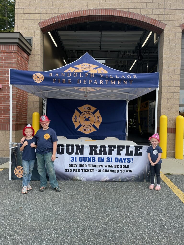 RVFD Gun Raffle Tent